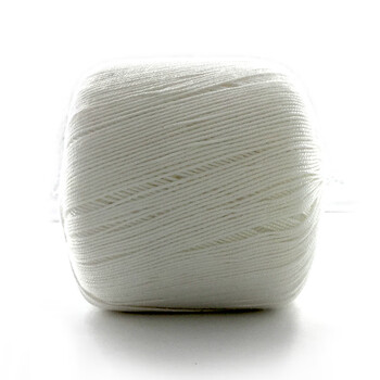 diy手工钩针编织用8#蕾丝线全棉细毛线棉线钩织丝光线纯棉宝宝线 白色