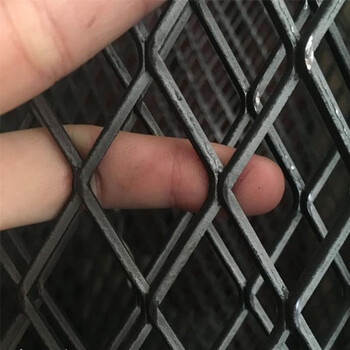 三木园艺 钢板网菱形网格铁丝网菱形钢板网黑色吊顶铁丝网门头装饰网