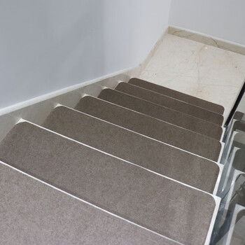 京度 室外大理石台阶防滑垫台阶贴踏步大理石保护膜楼梯踏步垫 驼色