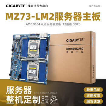 GIGABYTE技嘉MZ73-LM2服务器主板MZ73-LM0 MZ73-LM1 MZ33-AR1 支持AMD9004 MZ73-LM2
