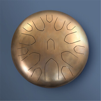 双面手工钢舌鼓拍鼓乐器学生入门色空鼓无忧鼓色空鼓空灵鼓手碟儿童