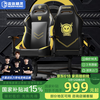 变体精灵MorphlingwAwa倾心打造变体精灵电竞椅人体工学椅加大加宽办公椅子高端精品 联名-天霸刺绣定制