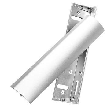 门禁铁块支架 豪华型磁力锁l型支架公斤磁力锁支架带保护罩木门铁块