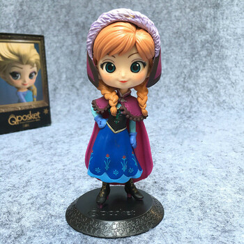 家居摆件冰雪奇缘 安娜公主 爱莎 艾莎 q版手办模型公仔摆件人偶 安娜