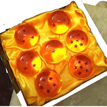动漫七龙珠水晶球7颗一套神龙悟空模型抖音同款玩具节日礼物定制 7.