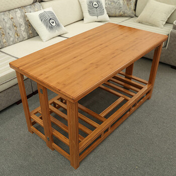 餐厅家具 餐桌 臣祥(chenxiang) 烤火架实木多功能双层取暖桌折叠桌