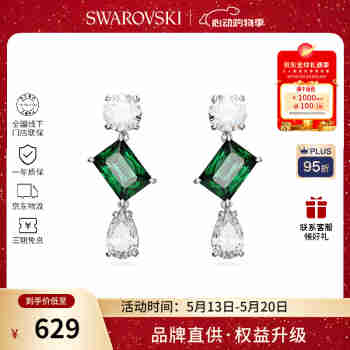 施华洛世奇（SWAROVSKI）【品牌直供】水滴形耳环女 女士耳饰520送女友生日礼物 5665878