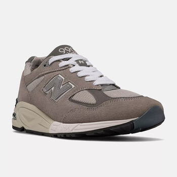 new balance 新百伦 990v2系列 美产慢跑鞋 缓震透气男士跑步鞋 灰色