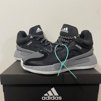 鞋罗11代篮球鞋drose11樱花粉黑紫亡灵节荧光绿男鞋缓震 罗斯11黑白