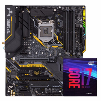 8700/8700k/9700k 盒装cpu电脑主板u套装 搭华硕 tuf z390 gamin wifi