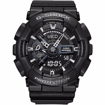 卡西欧白武士手表男g-shock白虎运动防水ga-110gw-7a奥利奥男表 ga