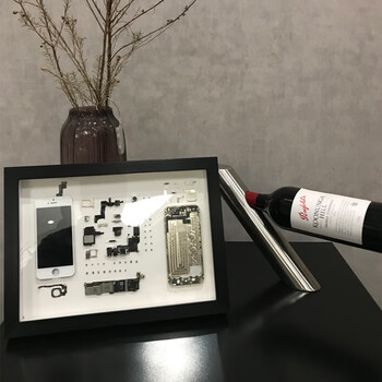 手机拆机装裱框iphone标本框衍纸画框美甲展示框十字绣送背景纸 红木色 拆机工具套装(升级版)