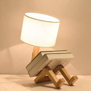 sitting lamp wood