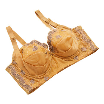 佳莱频谱调整型内衣女文胸聚拢小胸性感上托收副乳防下垂能量石金色
