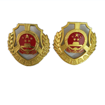新式城管帽徽 螺丝纯金属帽徽包邮 城管金属帽徽