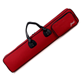 Jinchuan笛子包竹笛包七支装收纳袋盒子经济实惠好用耐磨可单肩背可手提  C-13红色7只装笛箫包71cm长 71cm