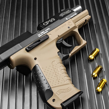 激光打靶cp99反吹激光抛壳镭射全自动连发射击训练空挂打靶玩具枪 cp