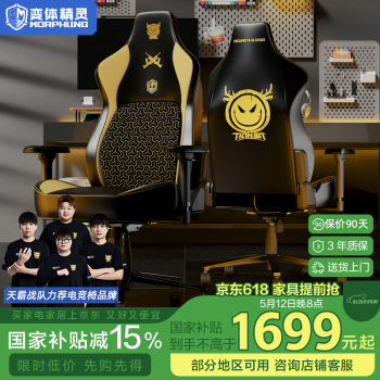 变体精灵Morphling人体工程学椅电脑办公椅加大电竞椅升降座椅男女游戏椅子电脑椅 L-50-天霸