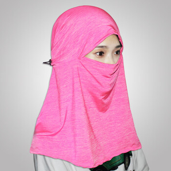 全脸面罩男女夏季钓鱼防尘头巾骑行装备蒙面户外头罩 女头套(阳离子)