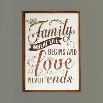 美式乡村复古咖啡厅西餐厅英文字母挂画 实木组合装饰画 照片墙画 b