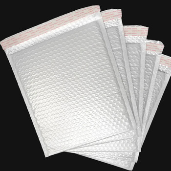 白色珠光膜气泡信封袋加厚泡沫袋服装书本包装袋便捷简约家居日用收纳