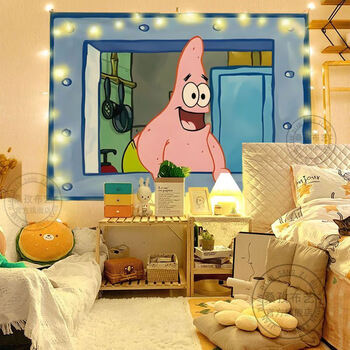 套笠科技布防水防猫抓全包罩2023新款弹力沙发垫 趴窗口探头派大星