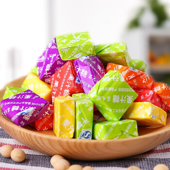 马大姐果汁糖500g软糖水果糖瑞士糖80后经典零食袋装儿童零食糖果