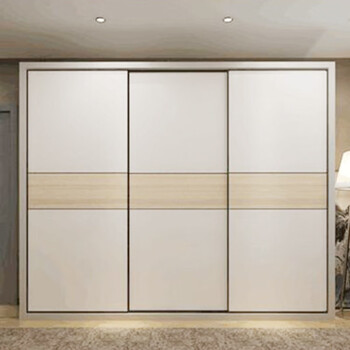 推拉滑移门实木欧式定制隔断定做简约现代经济型推拉门卧室衣柜门