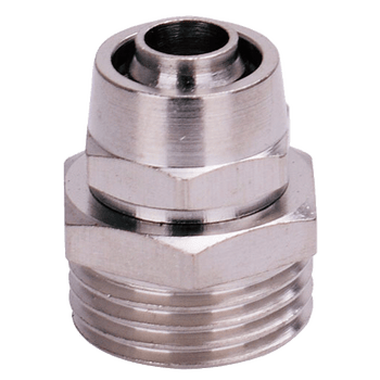 铜镀镍快速接头 气管 气动外丝快拧接头 直接 1/8牙-12mm