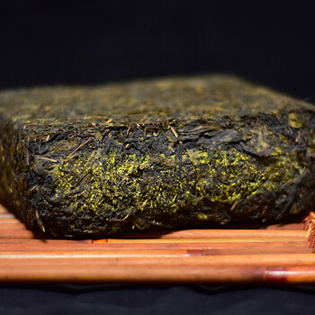 (拼团特惠)黑茶 特级春茶安化黑茶金花手筑传统茯砖茶