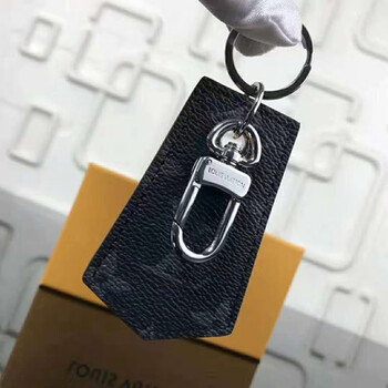 车上挂件精品精品新款bv钥匙扣真皮lv汽车钥匙链老花钥匙圈挂件情侣