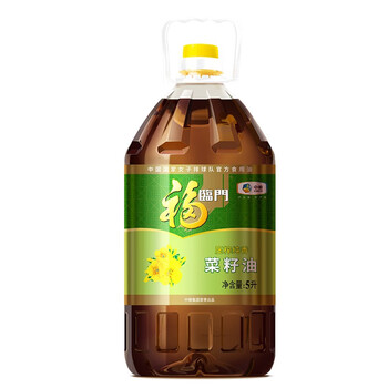 福临门 压榨纯香菜籽油5l食用油家用炒菜烹饪三级菜籽油 压榨纯香