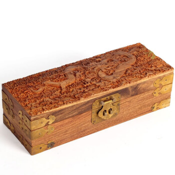 实木制仿古饰品盒花梨木收纳盒子古风中国风红木质中式婚庆首饰盒 一