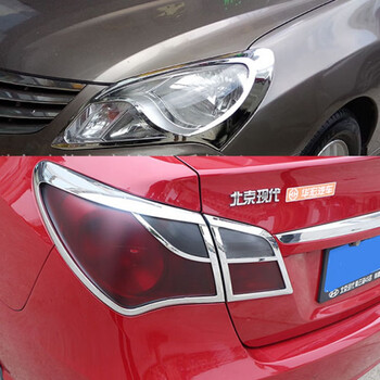 车卡汇适配现代1116款悦动改装前大灯罩后尾灯罩亮条15悦动前后大灯装