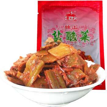 贵州特产独山盐酸菜（粗叶）酸甜辣400g