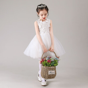 儿童跳舞裙六一儿童节演出服装女童公主裙蓬蓬裙连衣纱裙小学生跳舞蹈