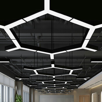 灯工业风游戏网咖会馆展厅吊灯商场超市拼接组合吊灯舞蹈健身房造型灯