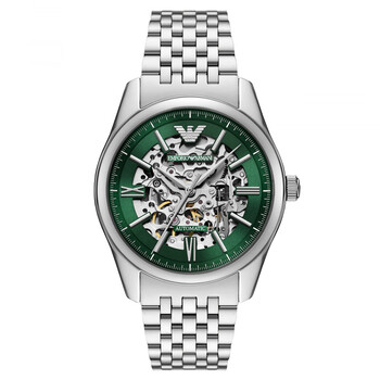 阿玛尼armani新品手表男机械表新款运动时尚镂空自动ar6009143mm