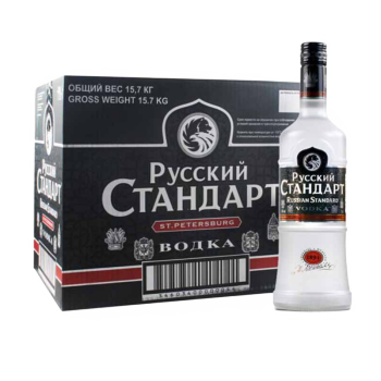 斯旦答斯旦答伏特加 俄罗斯 本色伏特加（RUSSIAN STANDARD）进口洋酒 整箱12瓶 700ml