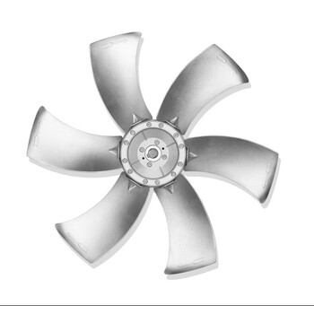 工业风扇叶风叶工业冷风机电机扇叶 水冷环保配件大风量金属枫叶 6片