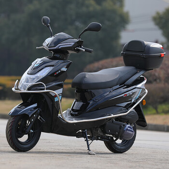 新款国四电喷踏板燃油车125省油踏板车五羊款式全新整车全国可上牌