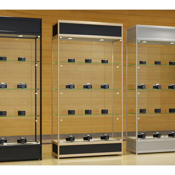 精品展示柜玻璃产品柜商用礼品展柜化妆品陈列柜货架样品柜子定做