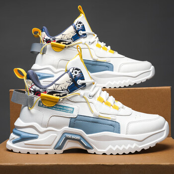 回力男鞋运动鞋子男2023新款秋季男士休闲跑步款皮面增高学生老爹潮鞋