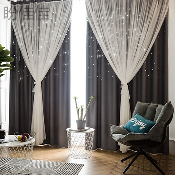 艺术吊吊环窗帘布带女童隔断门过道钩暖色卧室门窗帘女学生出租房