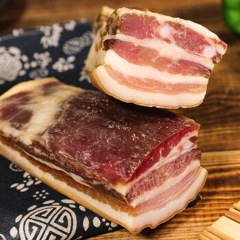 正宗风干腊肉江西咸肉五花土猪肉农家腌肉批发 3斤偏瘦五花腊肉