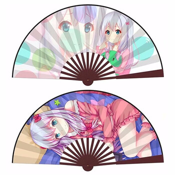 动漫大折扇夏季清凉折扇紫罗兰刀剑神域十寸动漫折扇现货埃罗芒阿老师