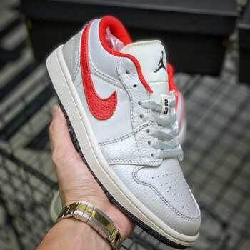 zkop春夏aj男女鞋 low银红小东京低帮男女情侣休闲篮球鞋 36