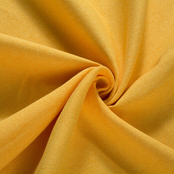 四季通用加厚棉麻沙发布料面料雪尼尔布料沙发套坐垫餐桌椅布 姜黄色