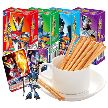 添乐卡通王年货哈米童棒饼50g  添乐卡通王奥特曼长棒饼干手指饼干
