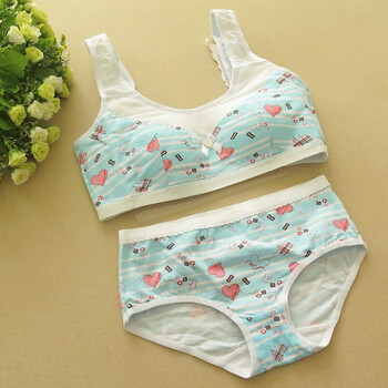 格洛基(geluoji)女童文胸胸罩女大童抹胸内衣发育期9-12岁学生胸衣儿